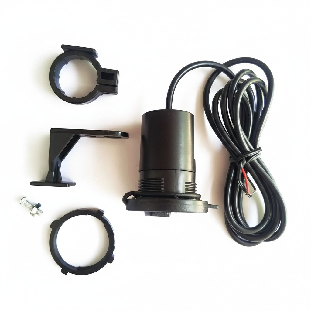 Charger HP Aki Motor USB Waterproof Anti Air Dengan Saklar ON OFF