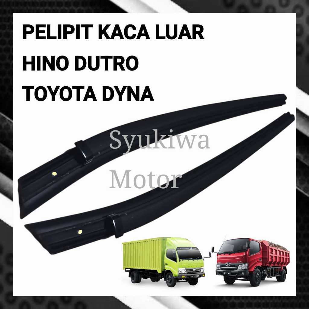 karet pelipit kaca pintu luar hino dutro/toyota dyna