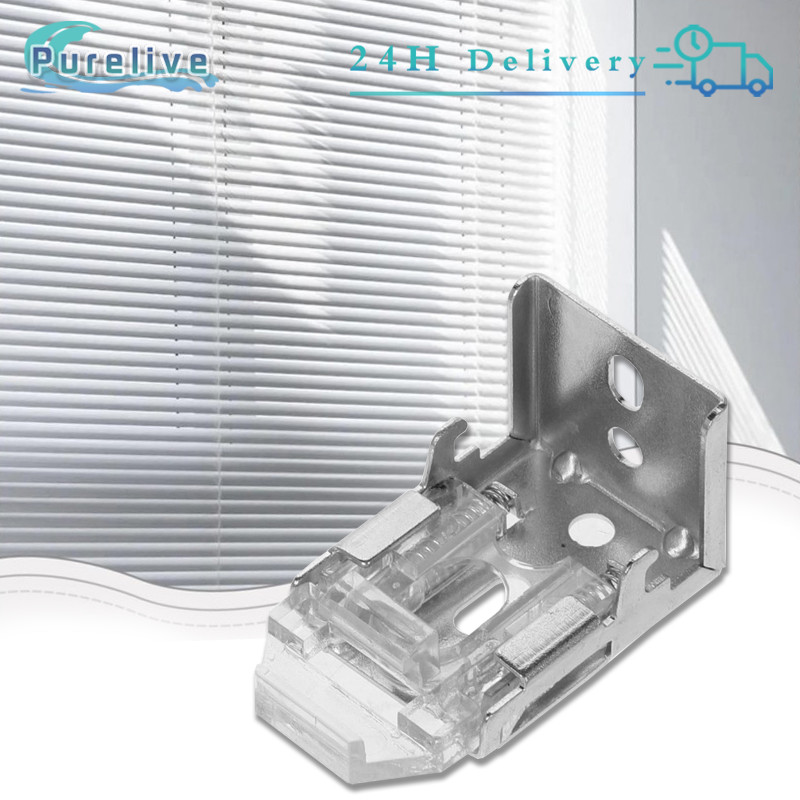 10Pcs Bracket Horizontal Blinds Kaki Bracket Venetian Blinds Alumunium