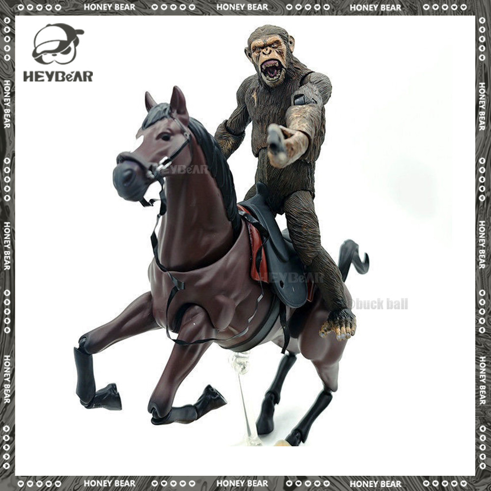 Neca Caesar Figure Rise Of The Planet Of The Apes Action Figures Koba Luca Movable Figurine Oranguta