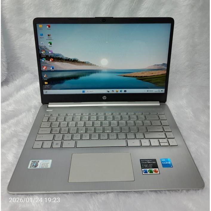 LAPTOP HP 14 DQ CORE I3 GEN 11 RAM 8 GB SSD 512 GB MULUS SIAP PAKAI KEYBOARD BACKLIGHT