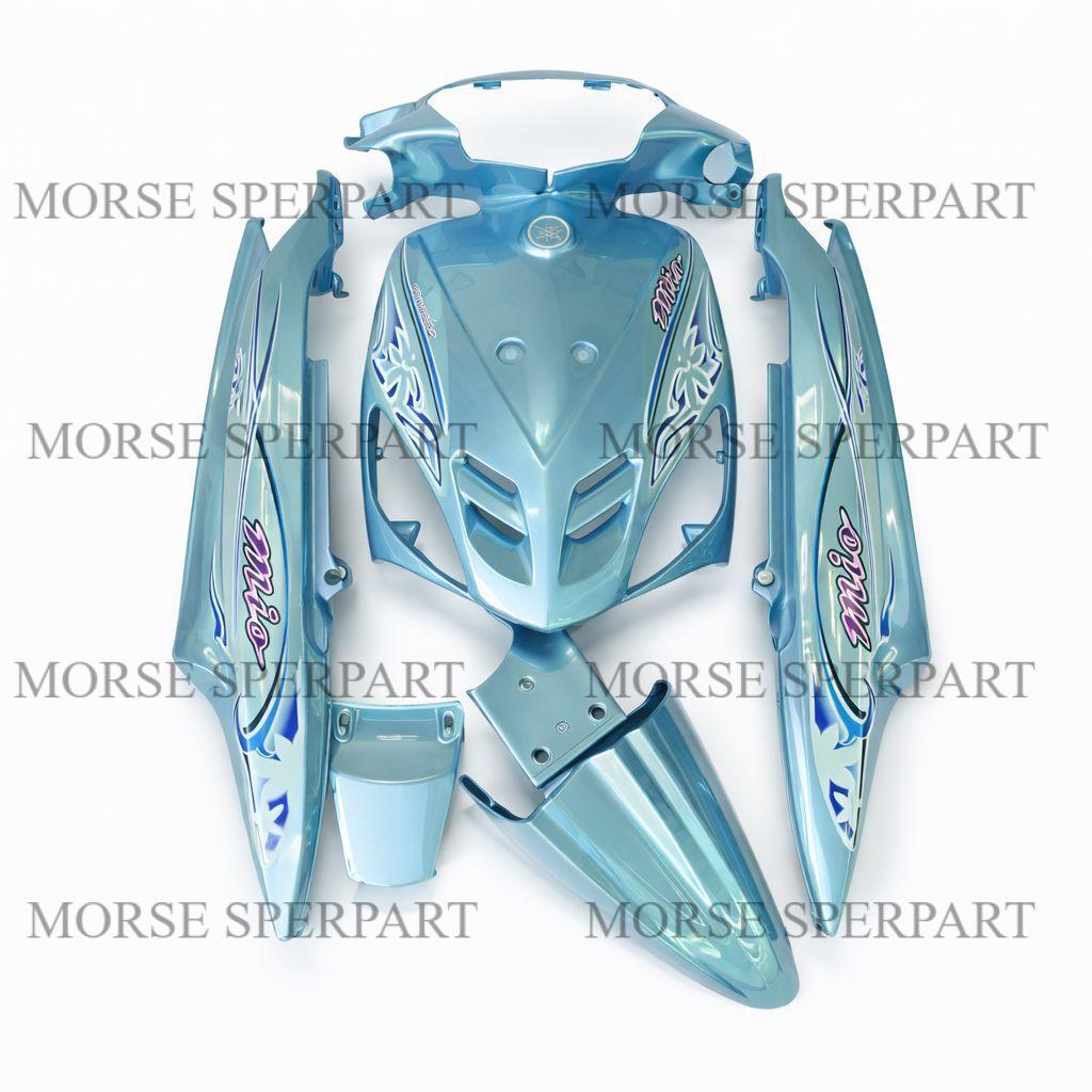 TERMURAH !! BISA COD Full Body Halus Mio New Sporty Smile Full Set - Warna Biru Muda