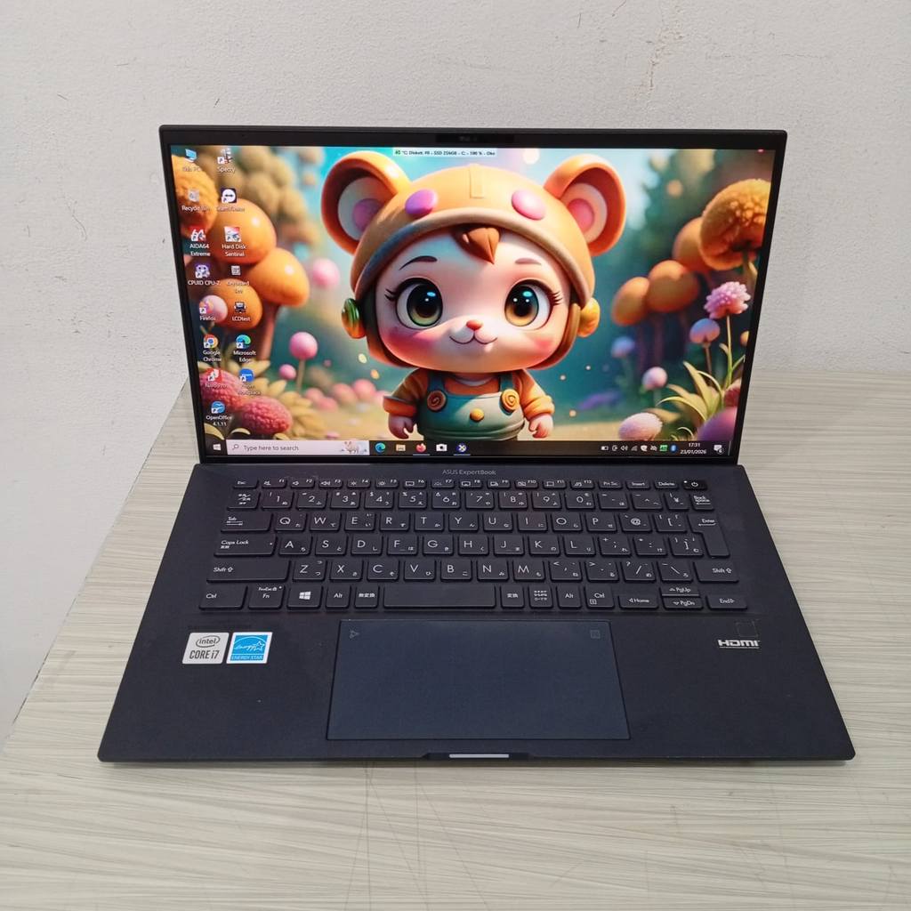 laptop  ASUS Expertbook B9450FA ssd 256Gb core i7 gen10 Ram 16Gb ringan