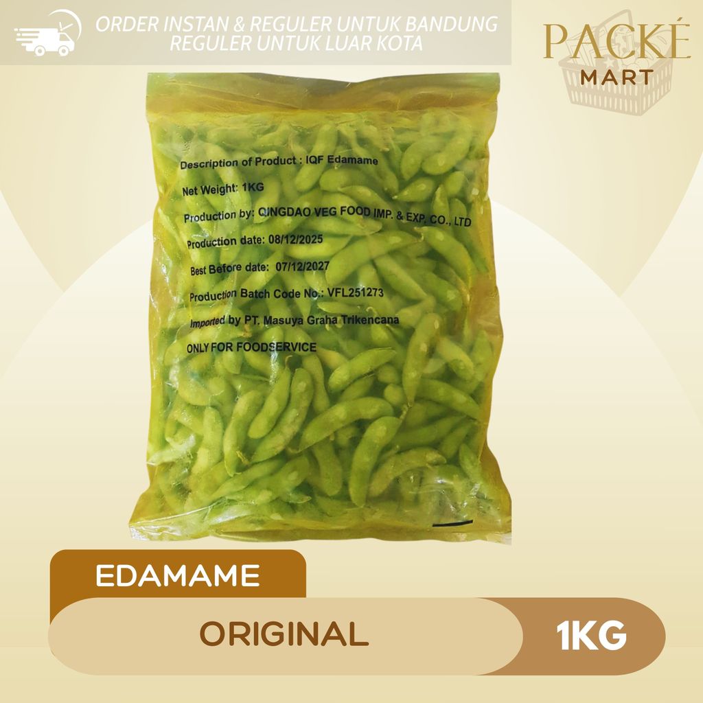 Edamame Original 1 KG / Edamame Frozen / Kacang Edamame / Edamame Beku / Kacang Kedelai