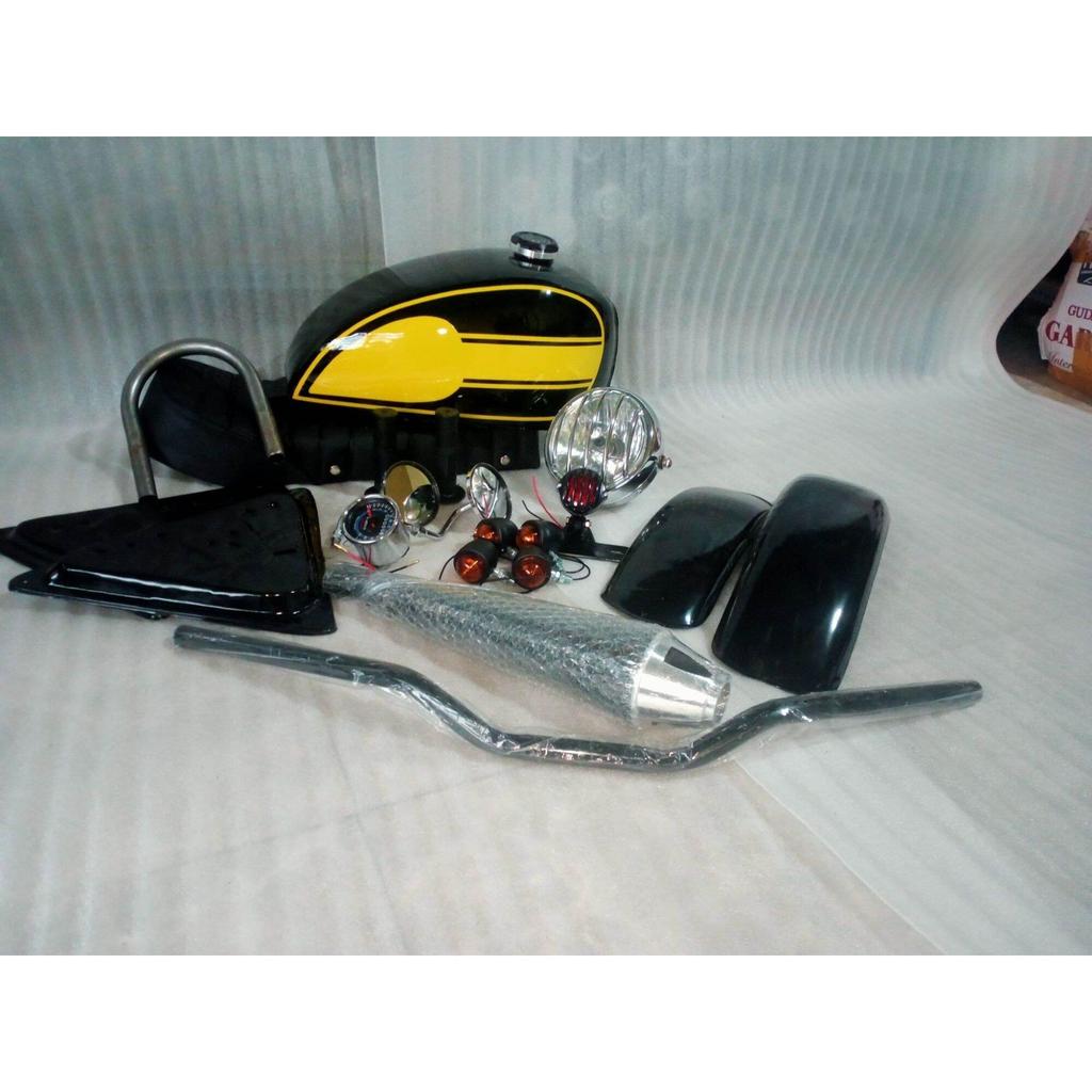 [GM] paket japstyle motor custom pnp Tiger Megapro thunder scorpio bison MOTOR CUSTOM Paket Tangki M
