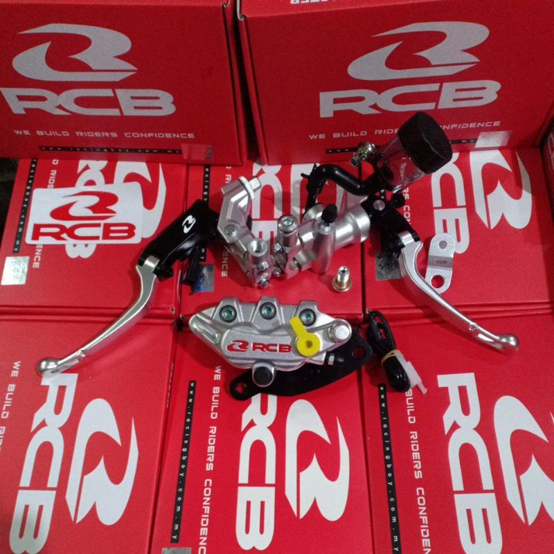 Paketan master Rem Set RCB S1 14MM + Kopling S1 + Kaliper Depan RCB S Series Satria Fu Vixion RX kin