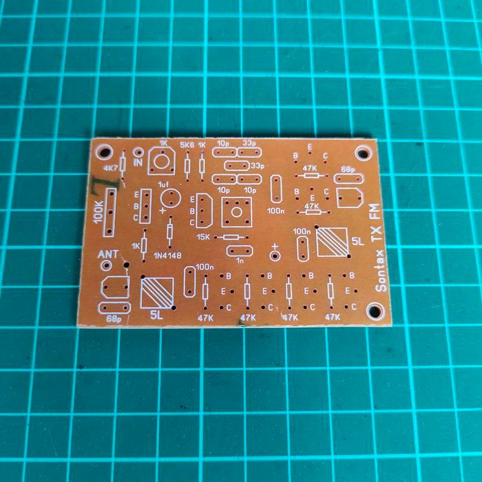 pcb transmitter fm mini 1 watt pemancar 1watt 2sc930 c930 best audio BEST