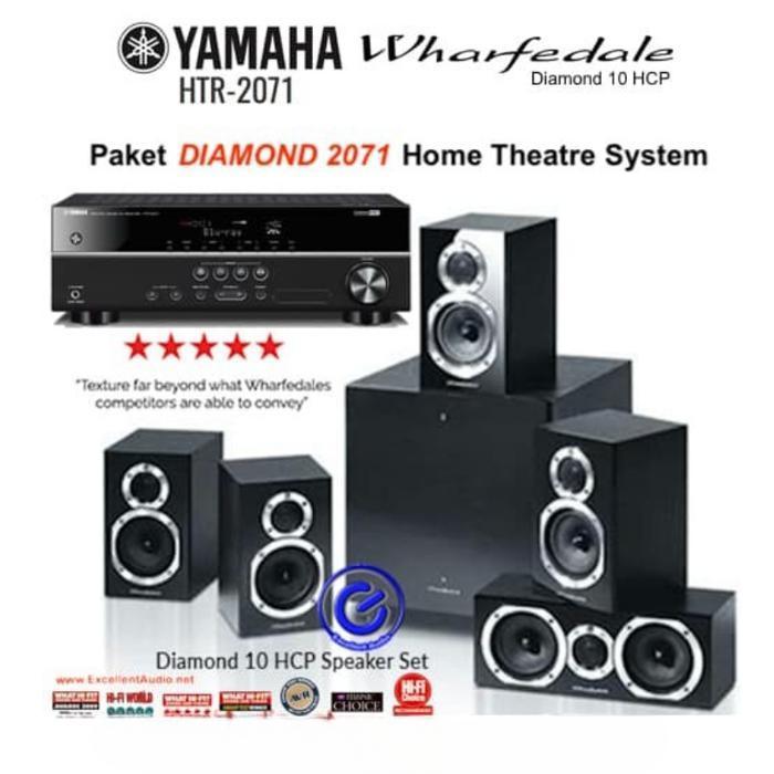 Paket Yamaha Wharfedale Diamond 2071 home theatre bioskop rumah Q