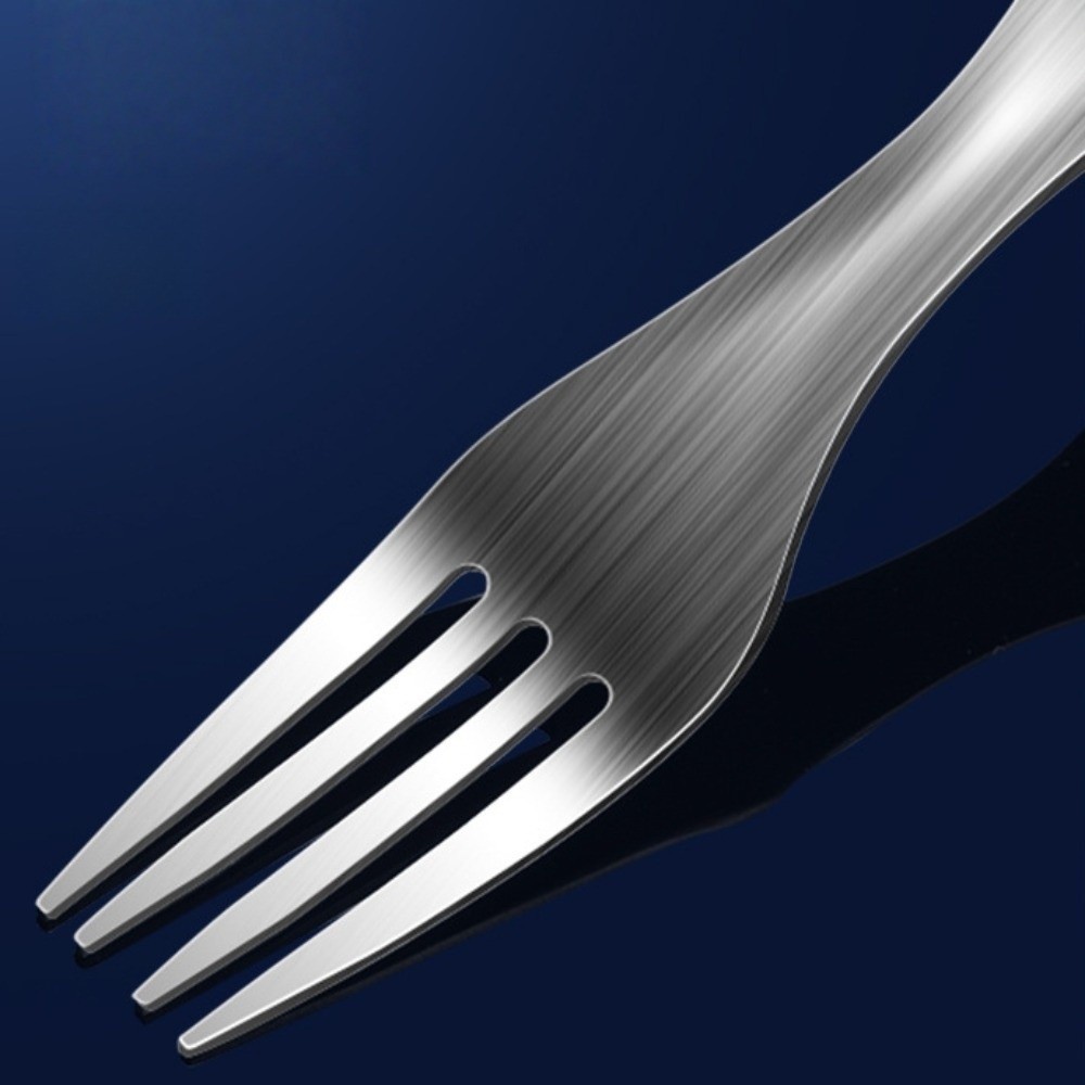 304 Stainless Steel 2in1 Fruit Fork Cutter Easy Use Time Saving Watermelon Cutter Uniformly Cube Cut