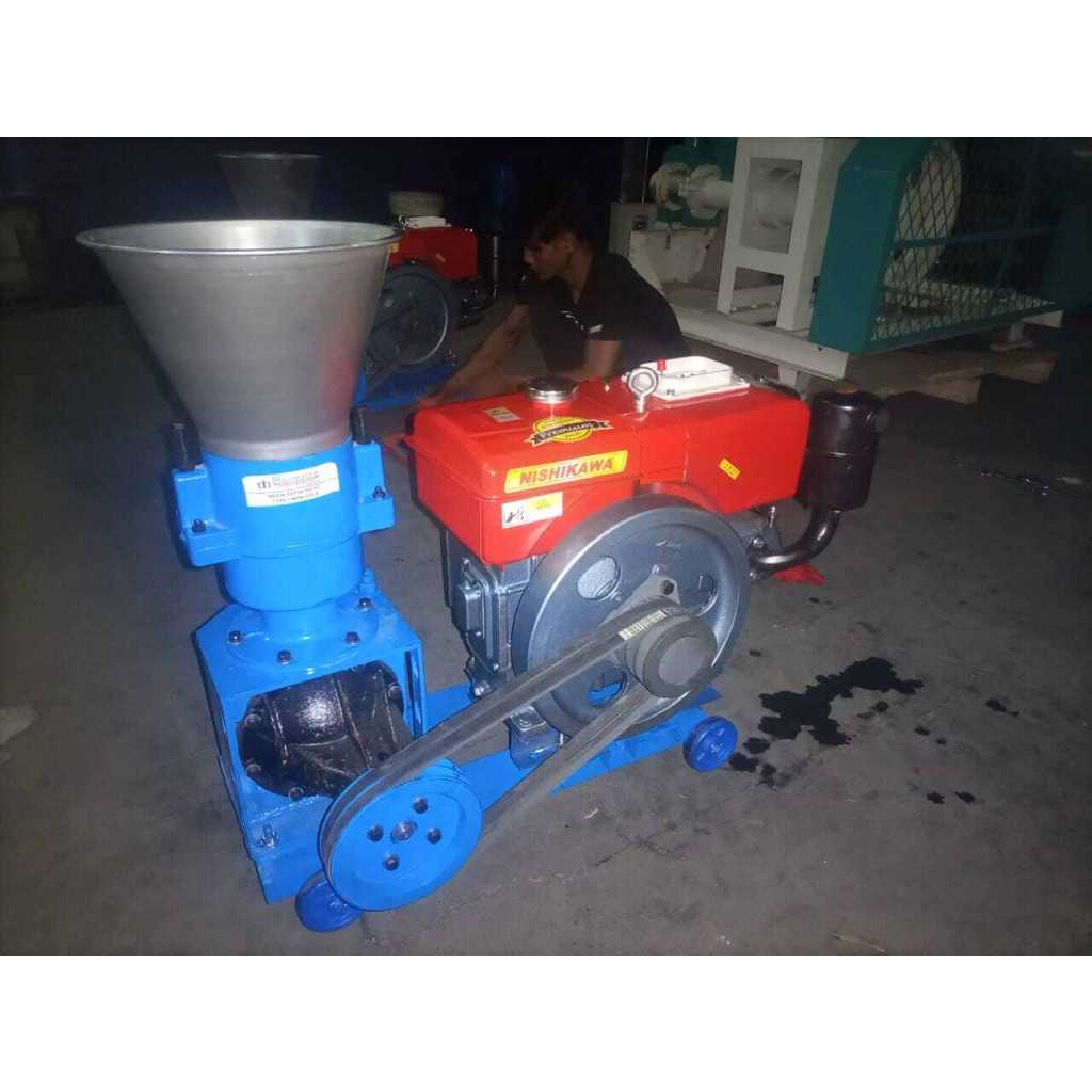 Gilingan Pelet, pakan ternak +mesin diesel 8pk