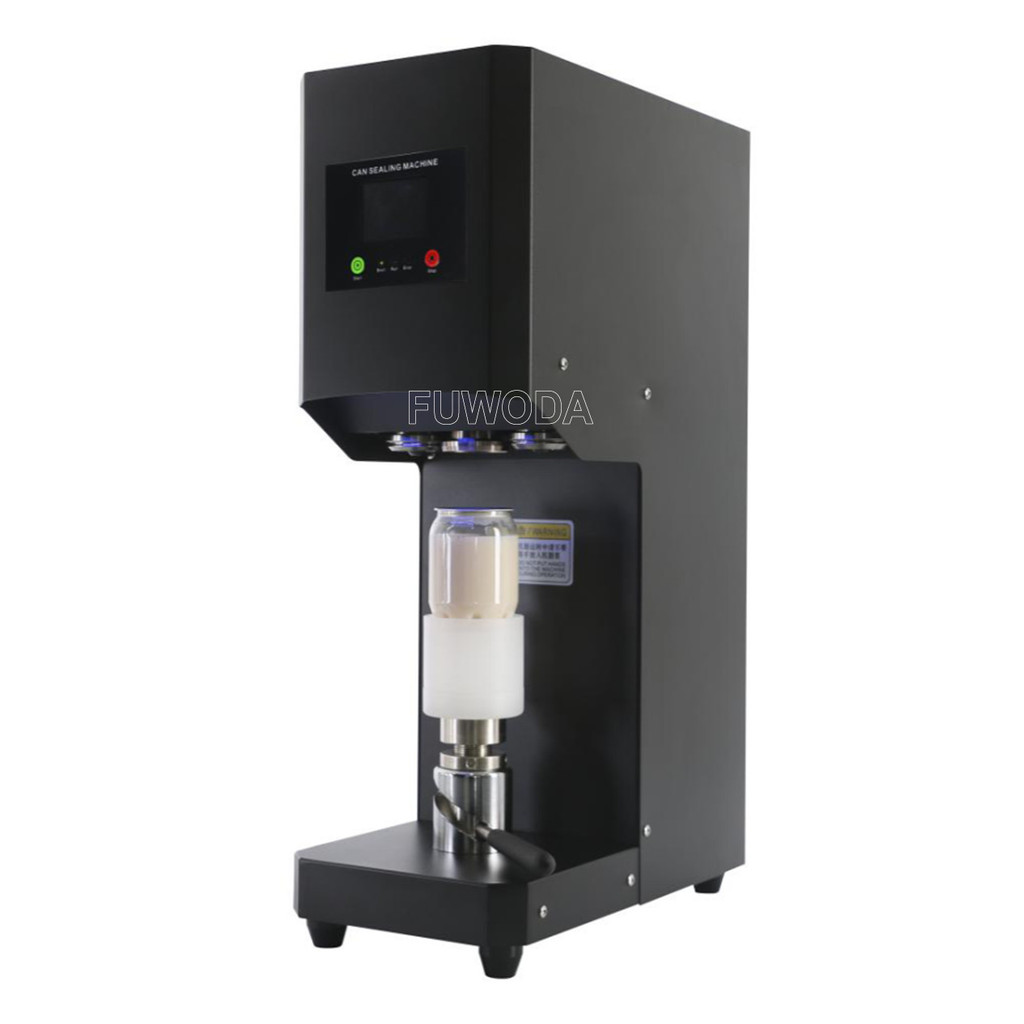 Semi Automatic Intelligent Tin Can Sealing Machine Manual Rotary PET Bottle Can Filler Seamer Beer C