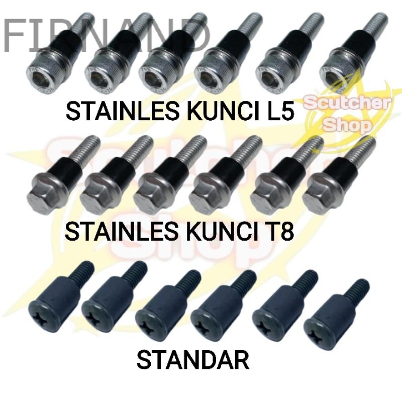 FIRN - REEADY STOK Baud Cover Cvt Nmax Aerox Lexi XMax Set WsD