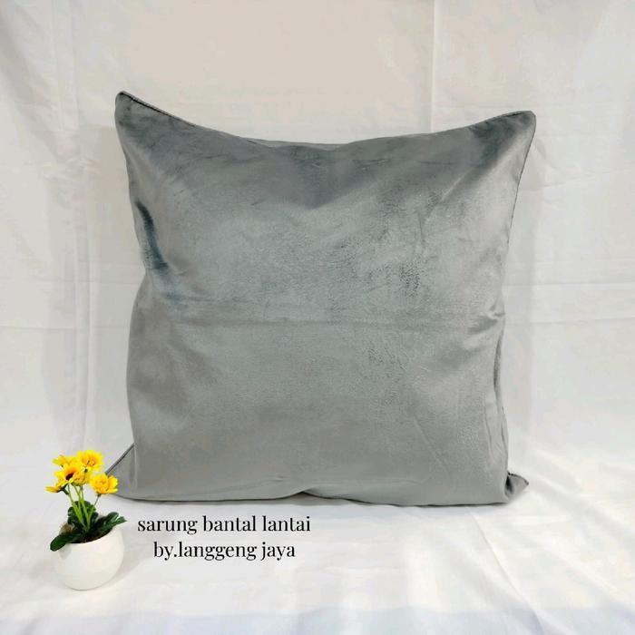 sarung bantal 70x70/sarung bantal Lantai - abu