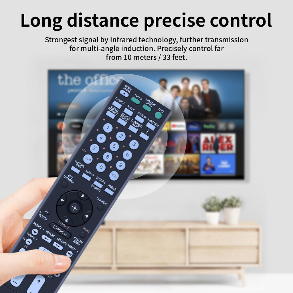 New Remote Control For Sony DAVIS10 HCDIS10DAV HCDIS1OW DAVDX375 DAVX10 HCDX10 DVD Home Theater Syst