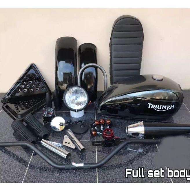 [GM] PAKET JAPSTYLE FULL SET BODY KOMPLIT LENGKAP MOTOR CUSTOM Paket Tangki Motor