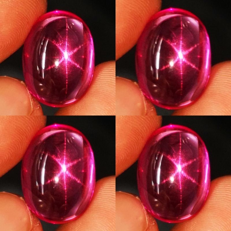 Batu Permata Merah Siem Star Bangkok Naik Ds Top Quality Garansi Real Pict