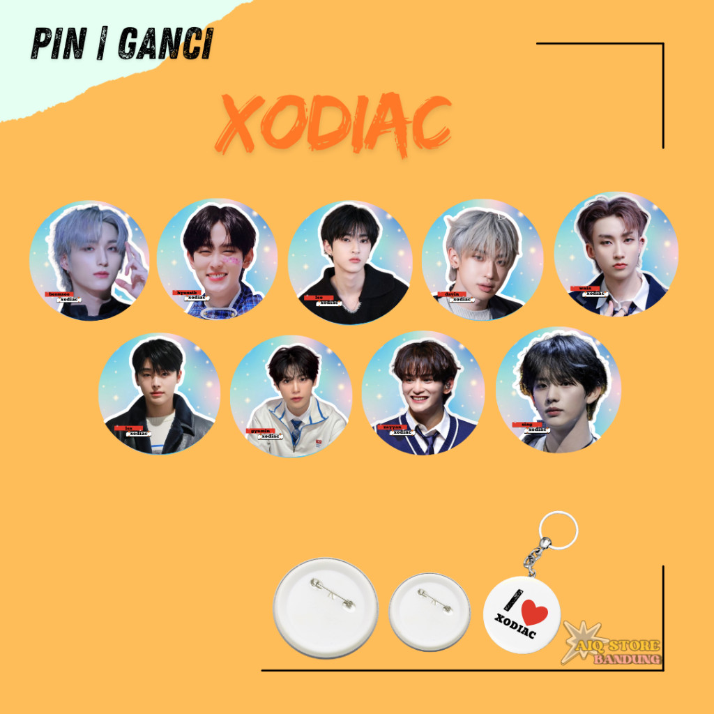 Xodiac Pin K-Pop Lucu Murah | Pin Bros icon Xodiac kpop | Ganci Xodiac kpop | Zodiac
