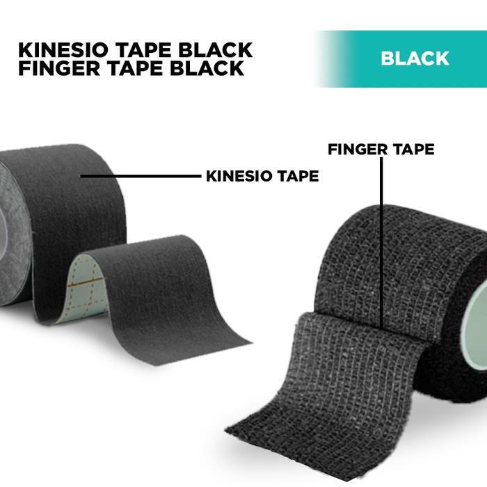 SVRG Kinesio Tape - Wrist Tape - Sport Tape - Kinesiology Tape - Perban Kinesio - Black, Kinesio Tap