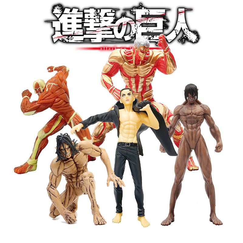 16cm Anime Attack on Titan Figures Beast Colossal The Founng Armored Titan Action Figure PVC Collect