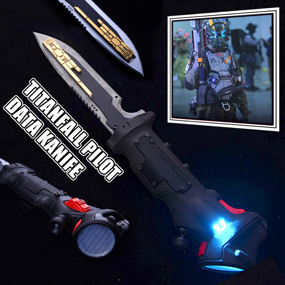 Resin Material Data Knife Titanfall Apex Battle Royale 3D Printed Prop Toy Fan Art Decor  for Film P