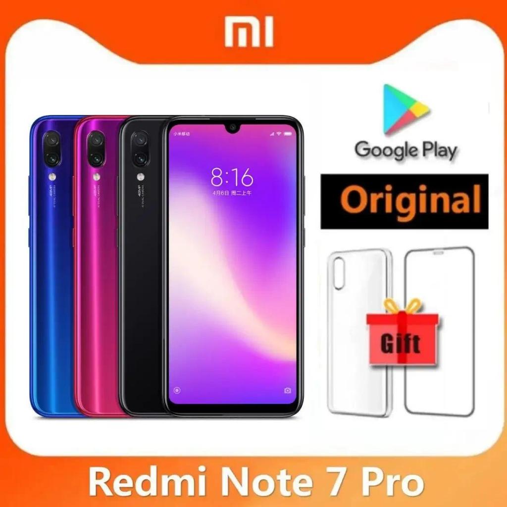 Xiaomi Redmi Note 7 PRO Smartphone Original 6GB 128GB Snapdragon 660AIE Ponsel Android Kamera Belaka