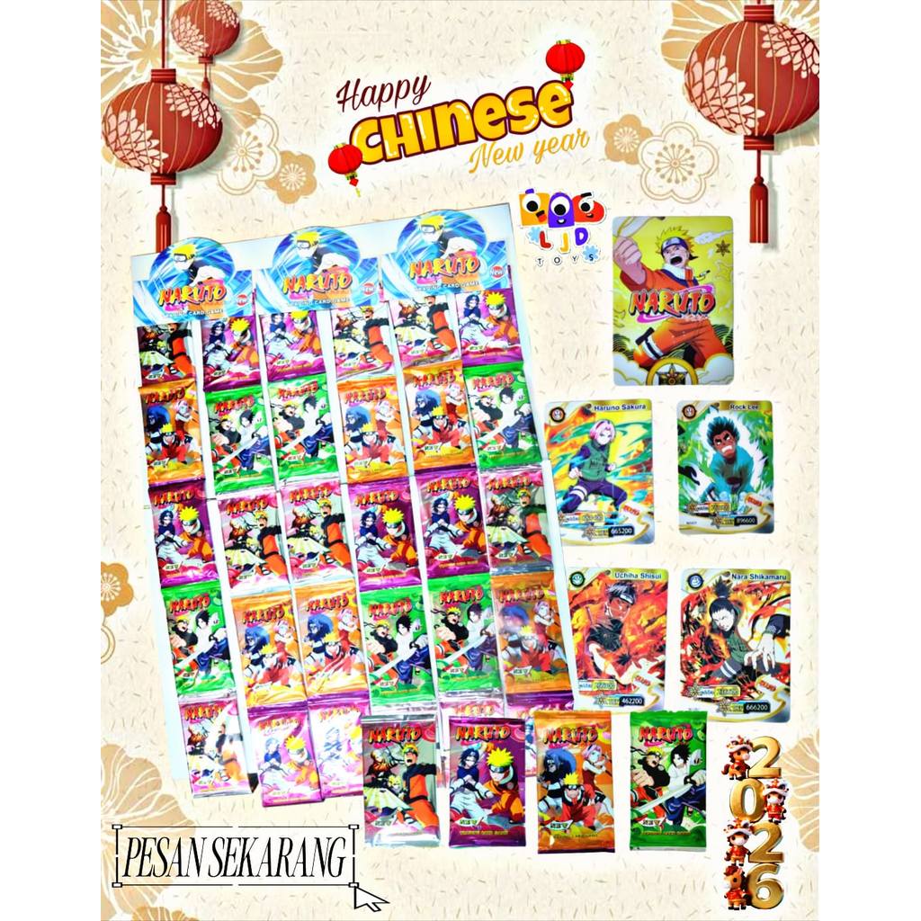 Mainan Kartu Foil Naruto - Kartu Foil Karakter Naruto Foil Anak