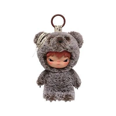 POP MART Hirono Frostfall Hour Road Journal Series Plush Doll Pendant Plushie Ganci Bag Charm Gantun