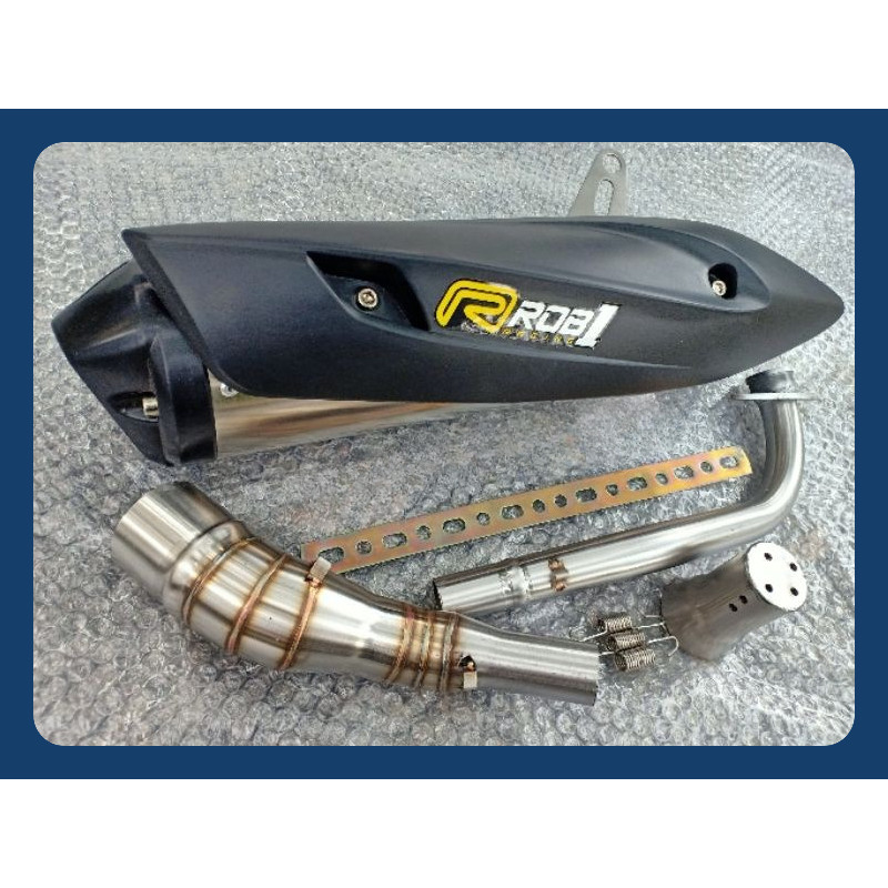 Knalpot Racing ROB1 Nmax Old Nmax New Aerox 155 Aerox New Connected Vario 150 PCX 150 PCX160 Xmax250