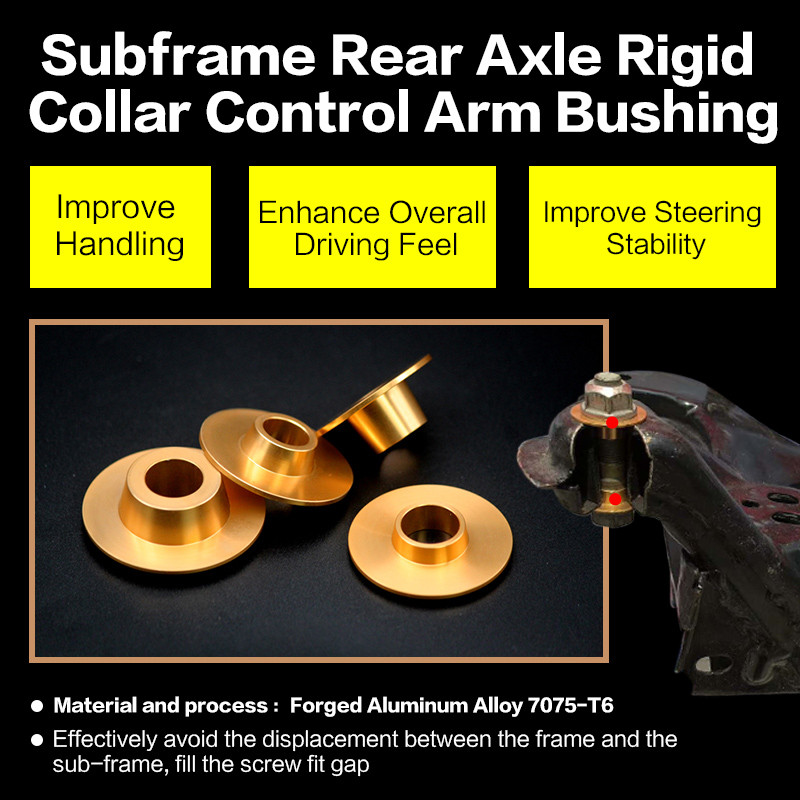 Subframe Rear Axle Rigid Collar control arm bushing For VW-Golf 5/6 Passat Magotan A3/S3 TT PQ35/PQ4