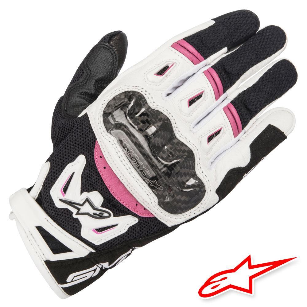 Alpinestars Stella SMX-2 Air Carbon V2 Black White Fuchsia