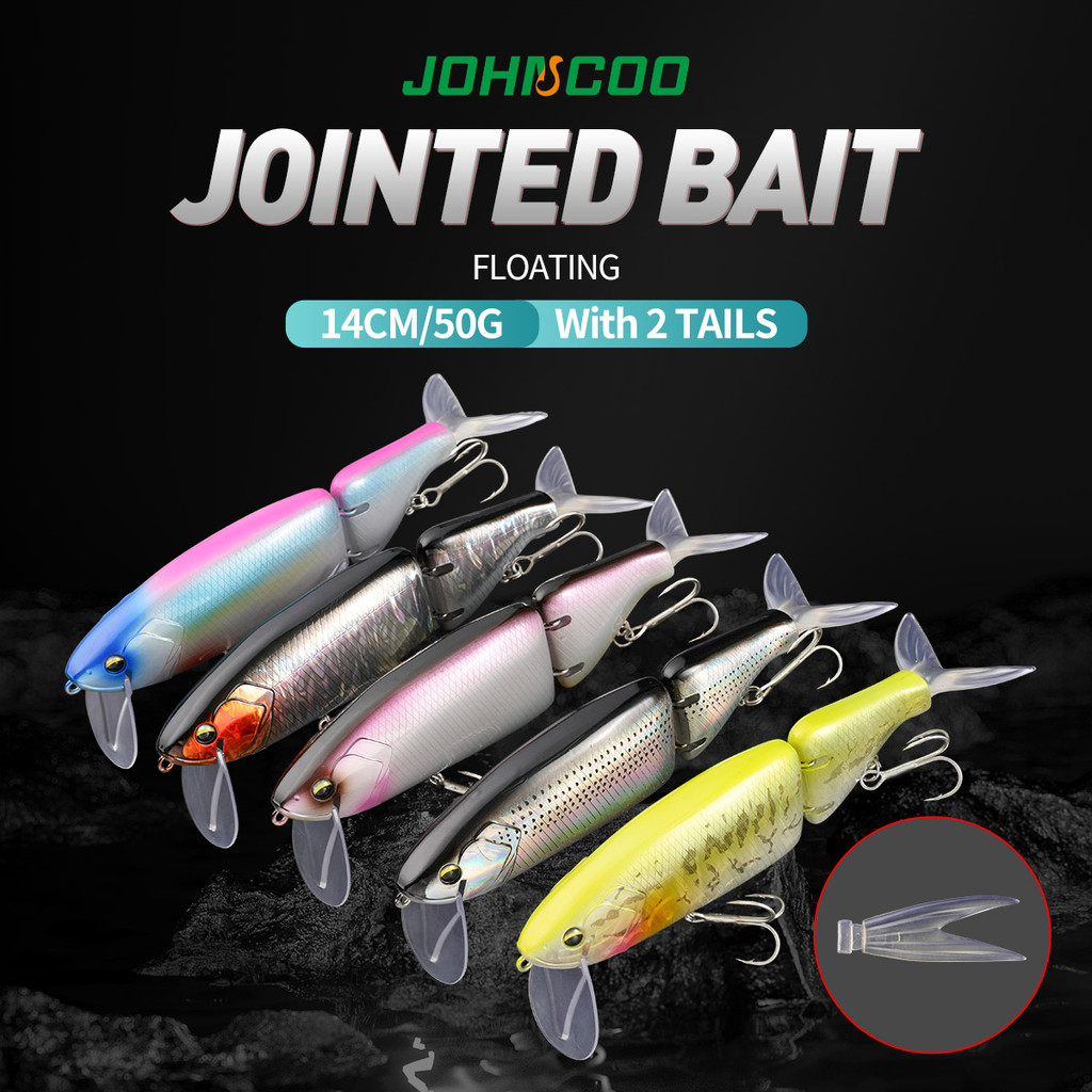 14cm 50g Fishing lure Jointed fishing lure for big game Pike bass lure fishing bait Swimbait  fishin