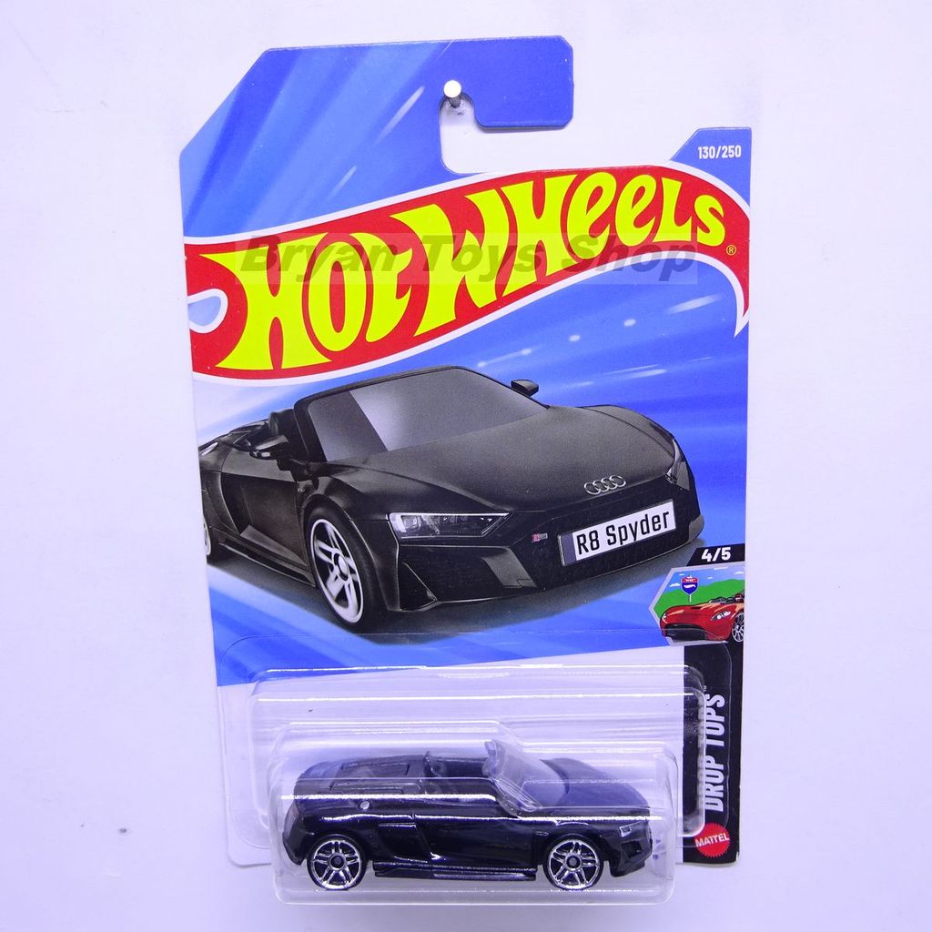 Hot Wheels 2019 Audi R8 Spyder Hitam