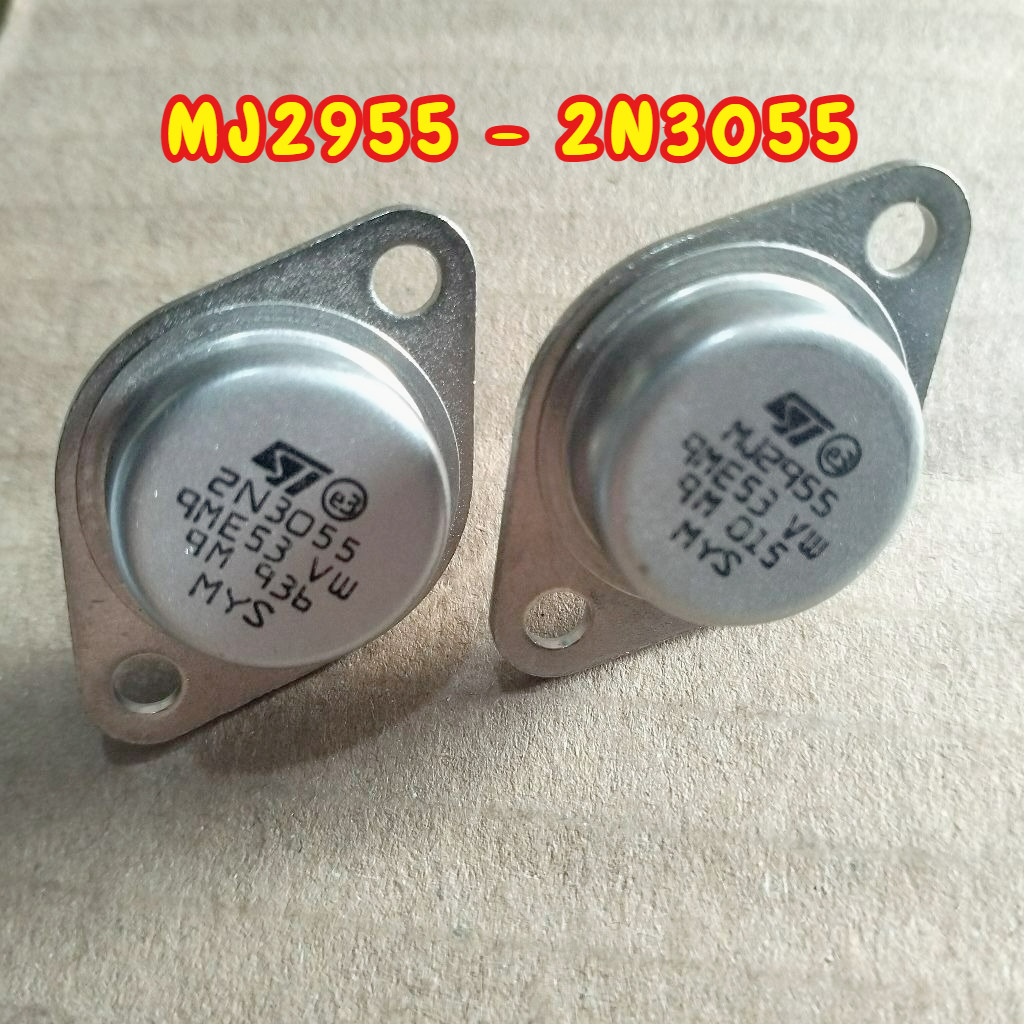 Transistor MJ2955 2N3055 TR Jengkol MJ 2955 2N 3055 Satu Set Original Kualitas Bagus