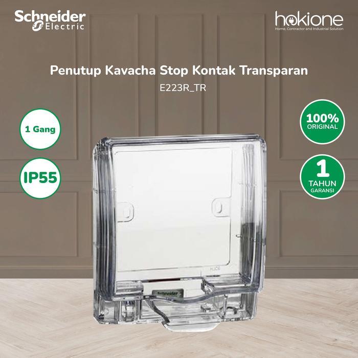 Schneider Penutup Stop Kontak Transparan Kavacha - E223R_TR