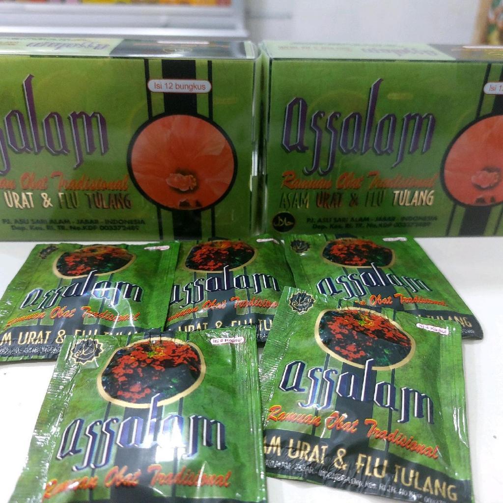 Assalam Kapsul Asam Urat Original Helm Motor
