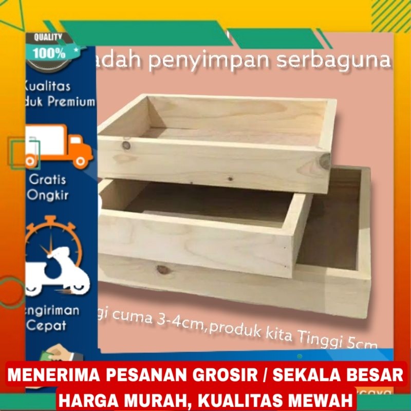 Kotak hantaran seserahan kayu box seserahan lamaran tray nampan baki wadah tempat penyimpanan serbag