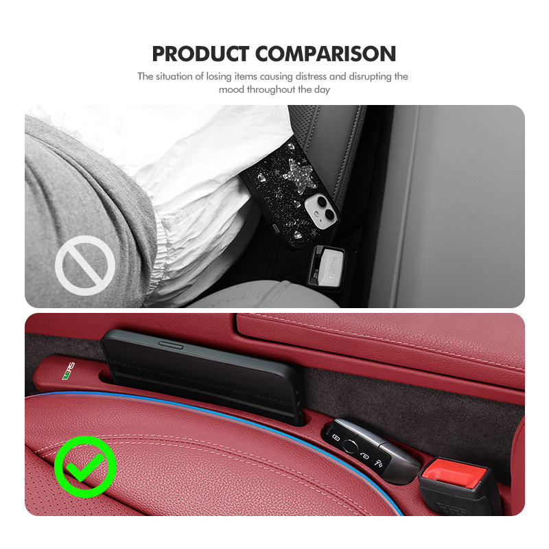 Universal Car Seat Gap Plug Crevice Blocker Elastic Filler For Skoda Superb Derivative Karoq Kamiq Mk3 Fabia Rapid Favorit