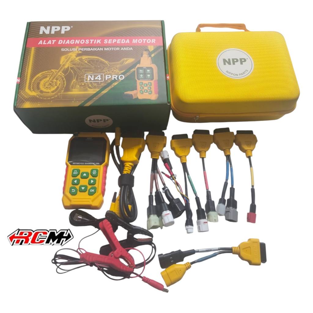 SCANNER SCANER PRO DIAGNOSTIK TOOL ECCU ECU ECM MOTOR INJEKSI INJECTOR FI F1 KABEL OBD II BISA UNTUK