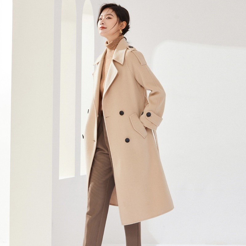 Jas Blazer Wanita Korean Style Kekinian / Long Coat Wanita / Jaket Panjang Selutut