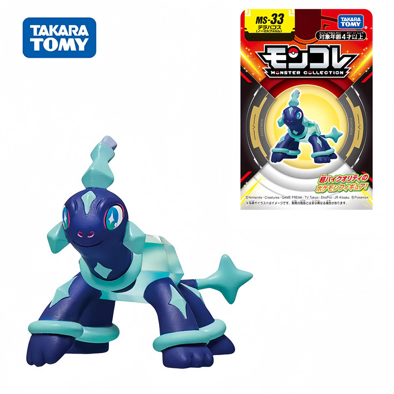 Originanl Tomy Takara Pokemon Action Figurine Toy Deoxys Snorlax Terapagos Scream Tail Figure Kilowa