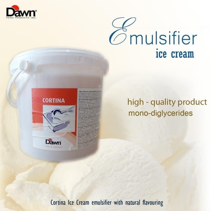 es krim, pengembang es krim, pelembut es krim, bahan es krim