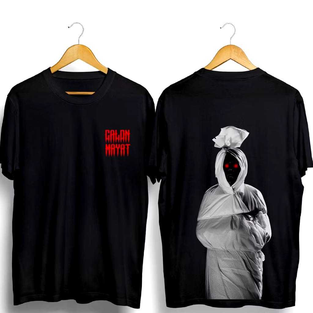 Kaos Pocong Calon Mayat VIRAL Ready Baju Dewasa
