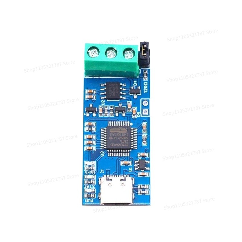 USB To CAN Module TypeC Interface, Support CAN FD CAN Bus Analyzer