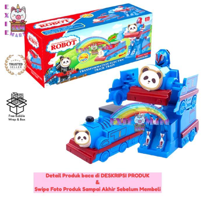 Big Sale MAINAN ANAK KERETA JADI ROBOT TOBOT DEFORMATION - MAINAN MOBIL KERETA API JADI ROBOT ADA LA