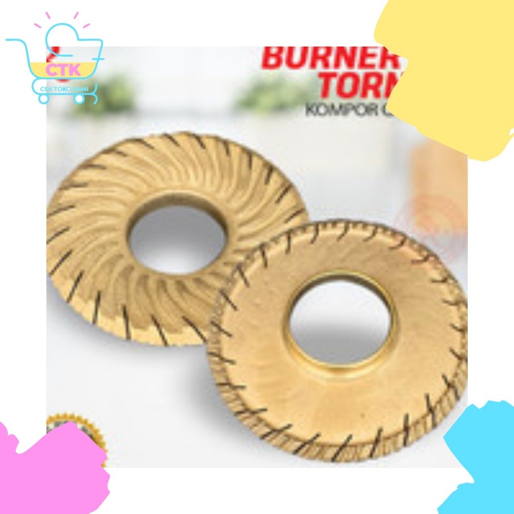 Paket Usaha Burner Rinnai BGX Garis Besar Alloy Kompor 11cm 25 pcs
