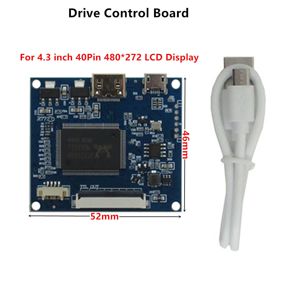40pin screen driver board controller mini HDMIcompatible with 435inch LCD splay screen(only driver b