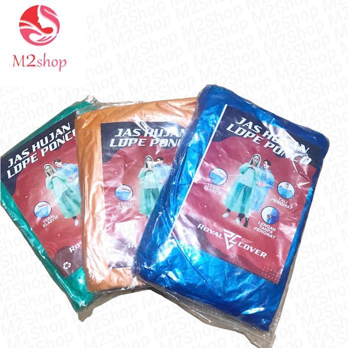 Jas Hujan Plastik LDPE Jaket Celana Setelan & Jaket Ponco Tebal Murah