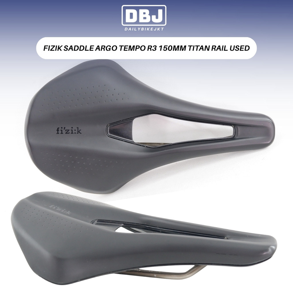 Fizik Saddle Argo Tempo R3 150mm Titan Rail Used