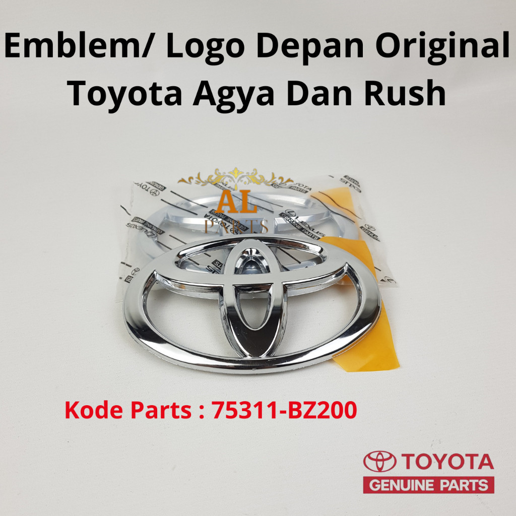 Toyota Emblem Logo Depan Original Toyota Agya Dan Rush/ Emblem Logo Depan Grill Grille Radiator Toyo