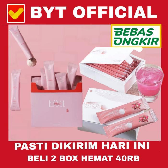 BYT COLLA 4 BOX COLLAGEN TRIPEPTIDE GLUTATHIONE WHITENING SKIN - BYT COLLA